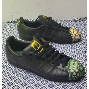 Adidas Men's Black Floral Sneakers